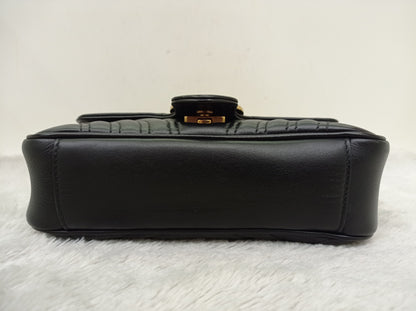 Gucci Marmont Mini Black GHW