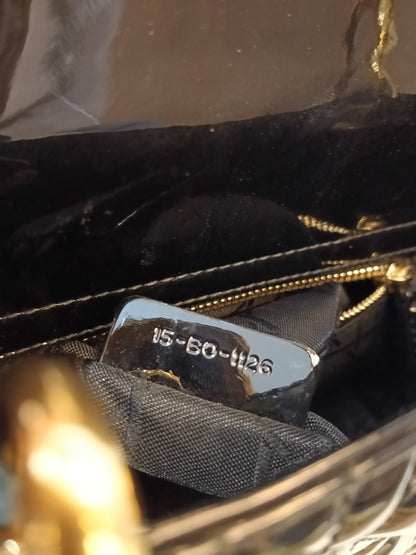 Lady Dior Mini Patent Black GHW 2016