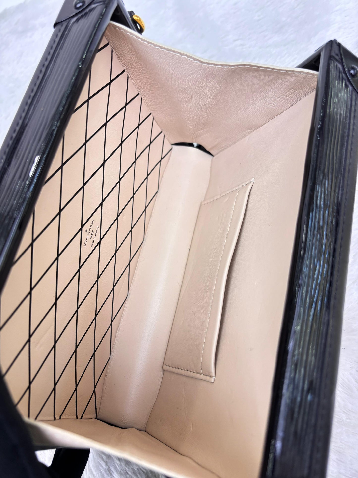 LV Petite Malle Epi Coquelicot Black 2015