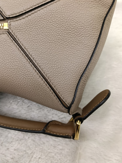 Loewe Puzzle Small Grained Sand Mink GHW 2020
