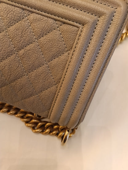Chanel Boy 20 Caviar Taupe GHW #27
