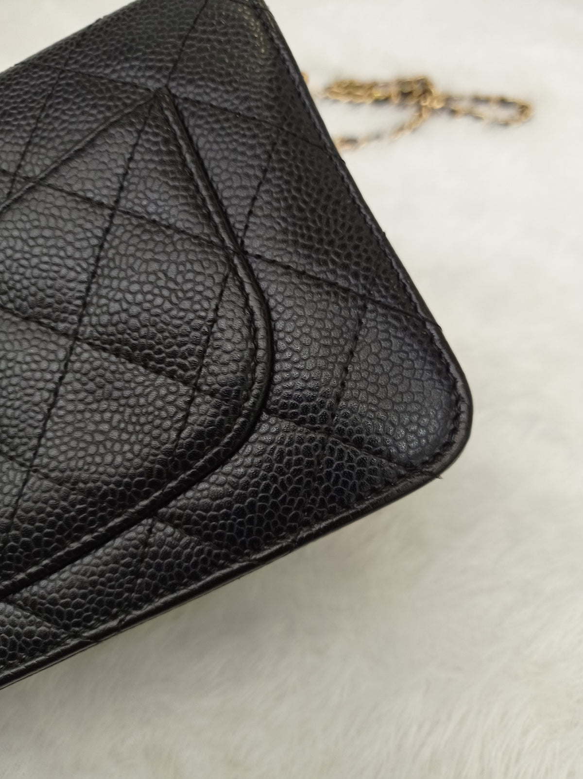 Chanel WOC Caviar Black GHW #27