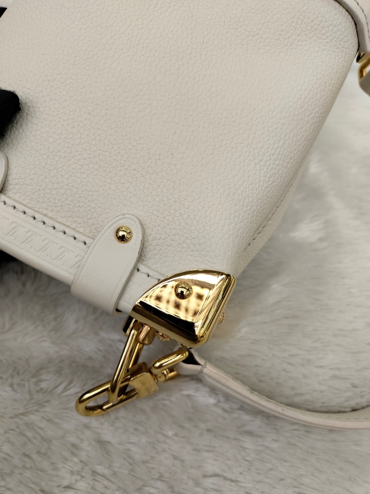 LV Side Trunk PM Grained Calfskin Chalk (CHIP)