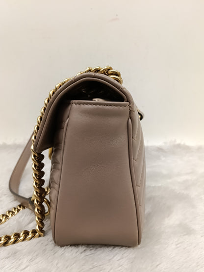 Gucci Marmont Small Nude GHW