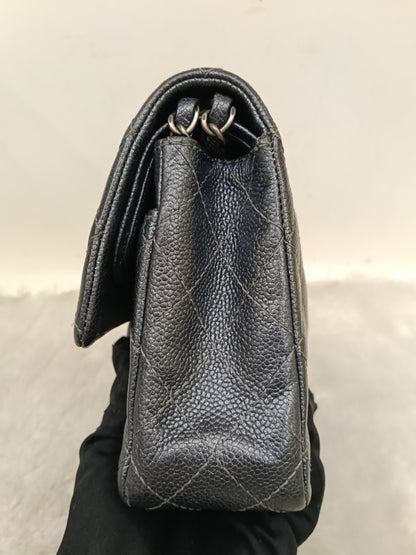 Chanel Medium Caviar Charcoal RHW DF #20