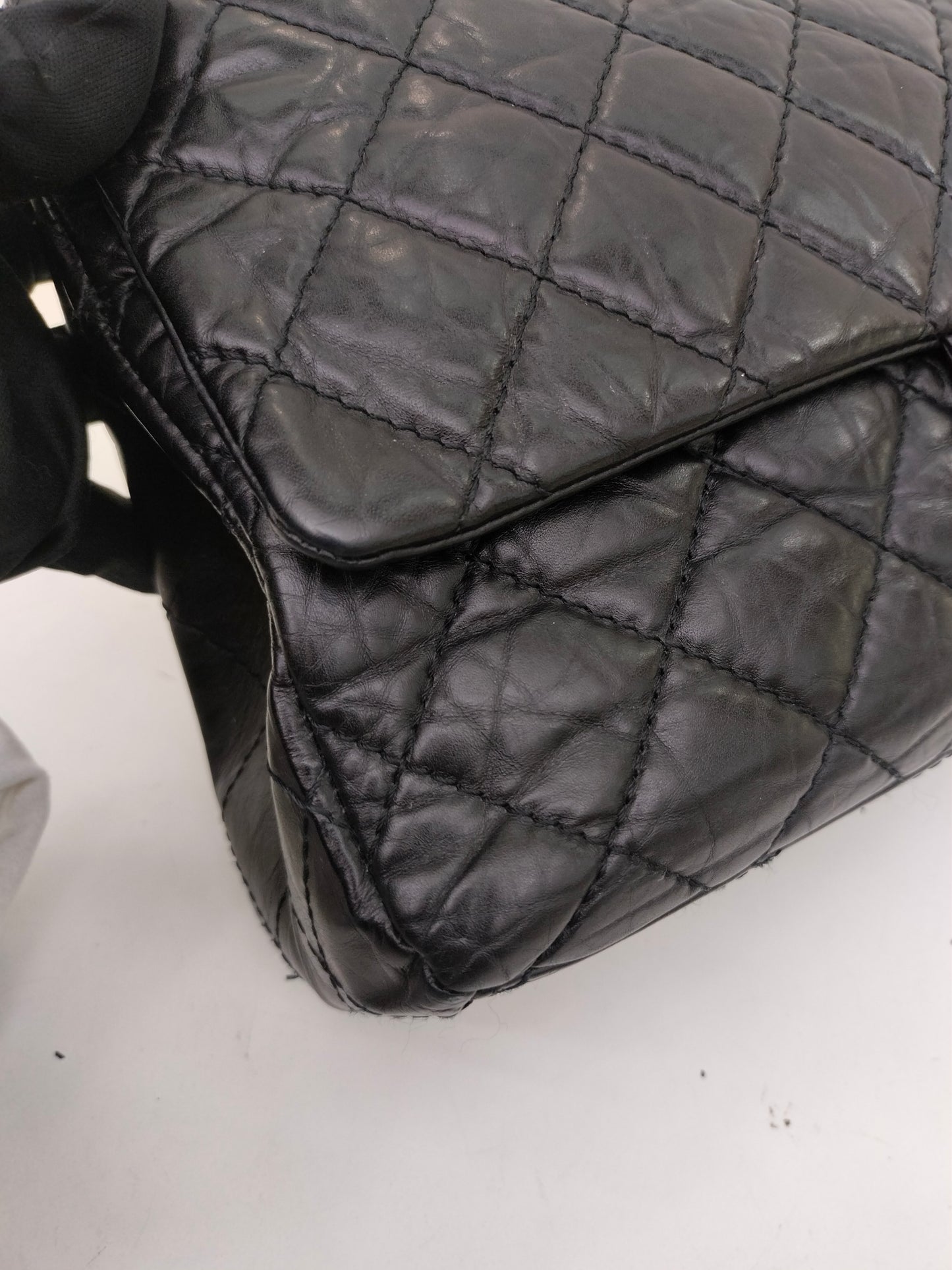 Chanel Reissue 227 Black RHW #14