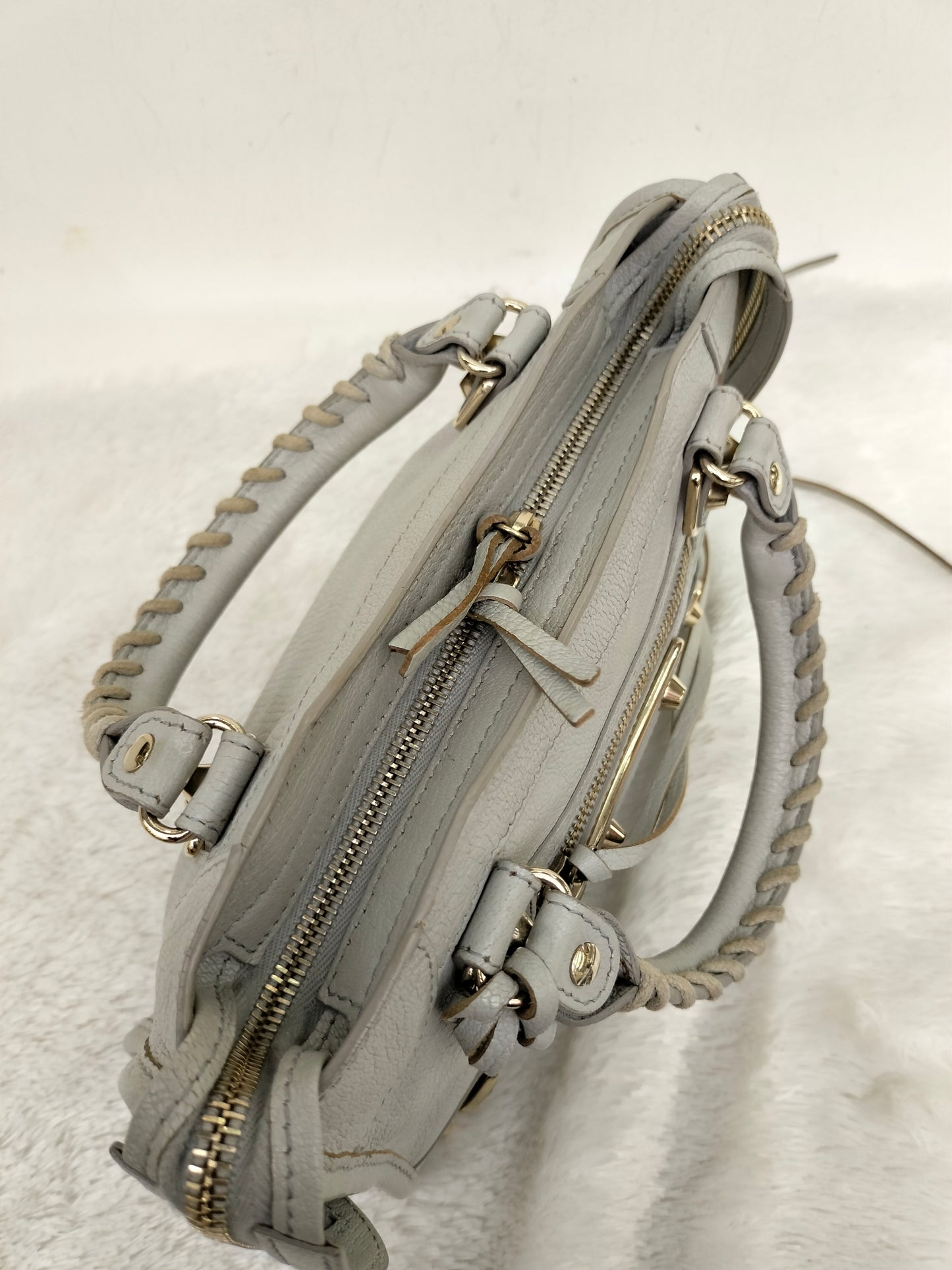 Balenciaga Mini City Edge Light Grey LGHW