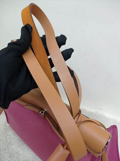 HB31 Canvas Magnolia Flap Beige PHW #O square