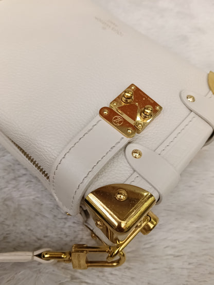 LV Side Trunk PM Grained Calfskin Chalk (CHIP)