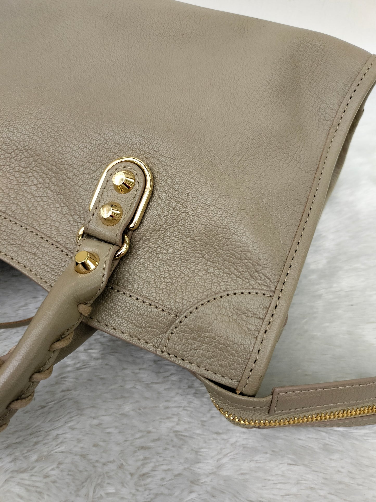 Balenciaga Small City Edge Taupe GHW 2017