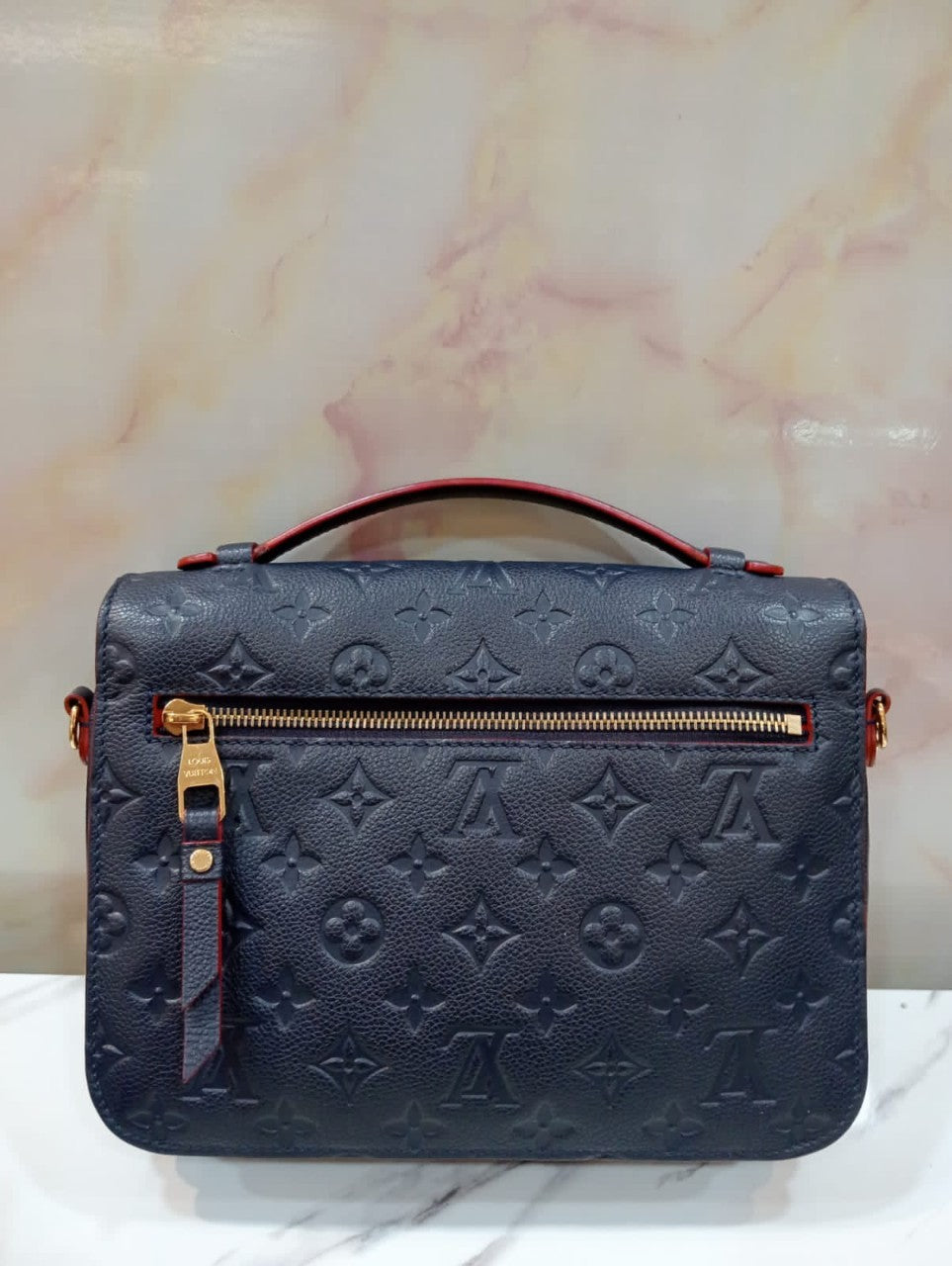 LV Metis MM Monogram Empreinte Marine Rouge 2017