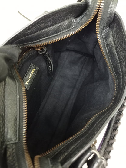 Balenciaga Mini City Classic Graffiti Black Bleu Violet RGHW 2018