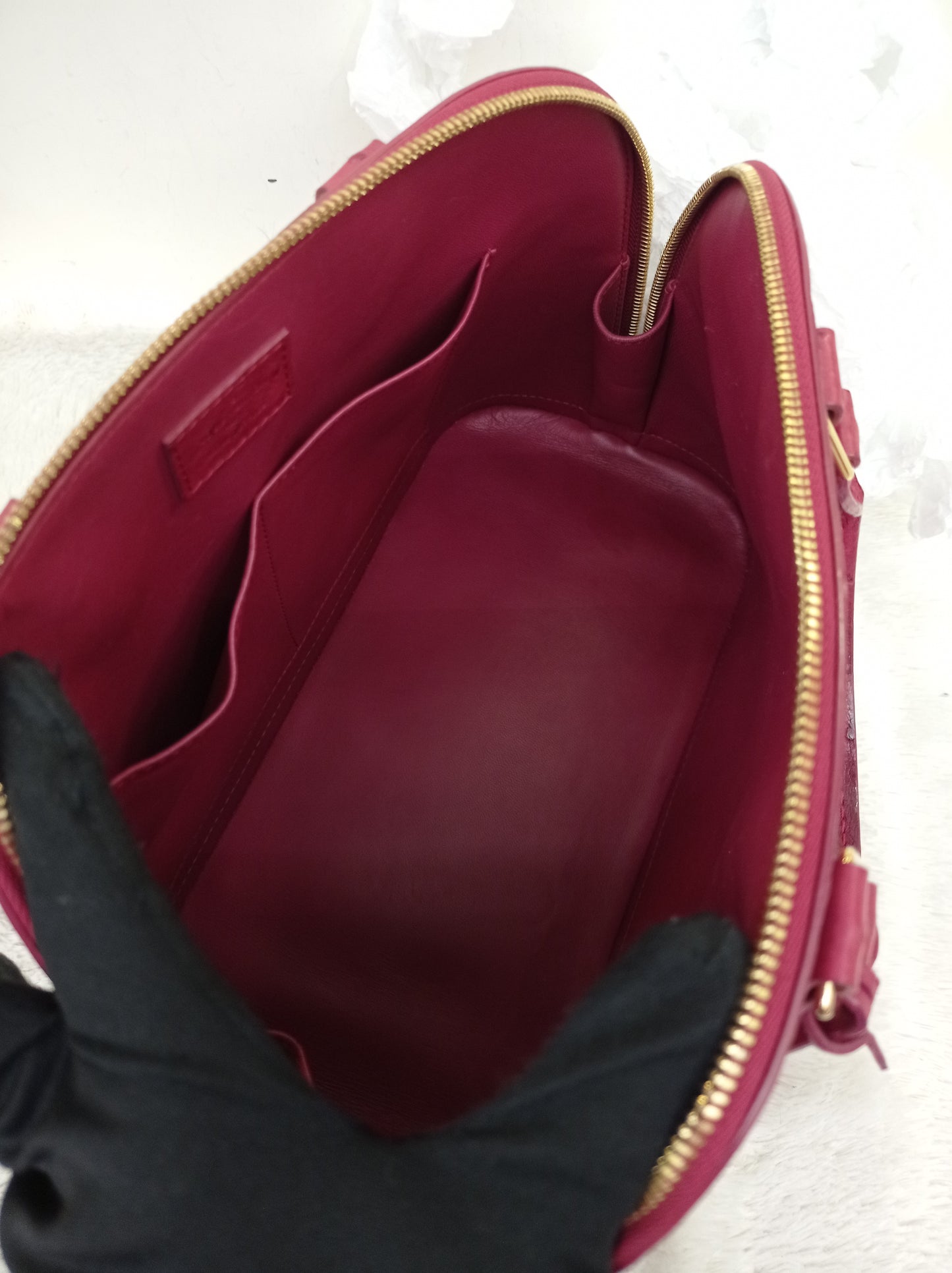 LV Alma PM Ostrich Prune 2013