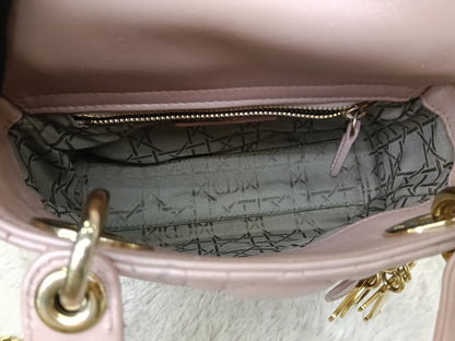 Lady Dior Mini Lamb Lotus GHW 2017