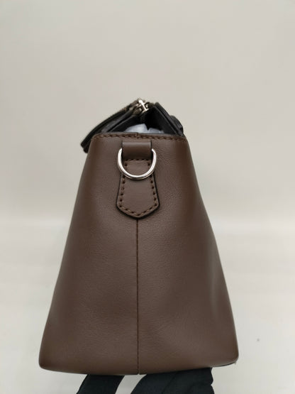 Fendi BTW Medium Maya Brown Handle FF SHW