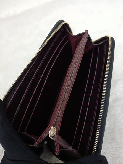 Chanel Zip Around Wallet Caviar Black GHW #17