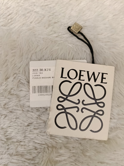 Loewe Puzzle Medium Calfskin Tan SHW 2017