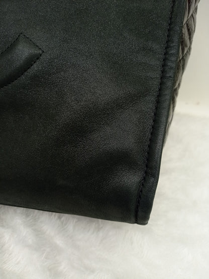 Chanel In The Mix Timeless Shopping Tote Iridescent Calfskin Black RHW #14