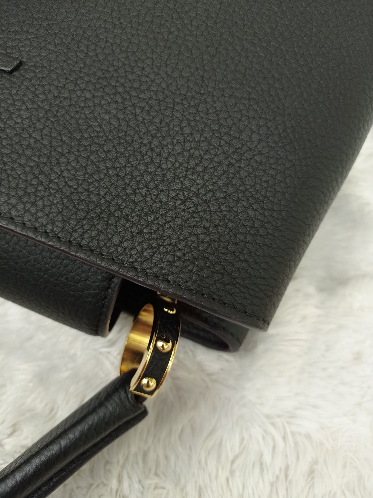 LV Capucines PM Taurillon Noir 2019