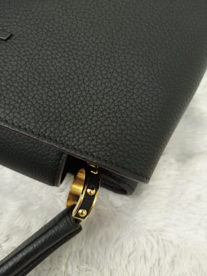 LV Capucines PM Taurillon Noir 2019