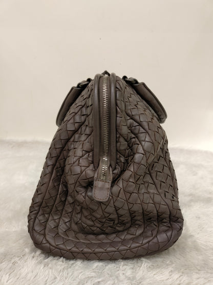 Bottega Veneta Intrecciato Doctor Bag Dark Grey RHW 2009