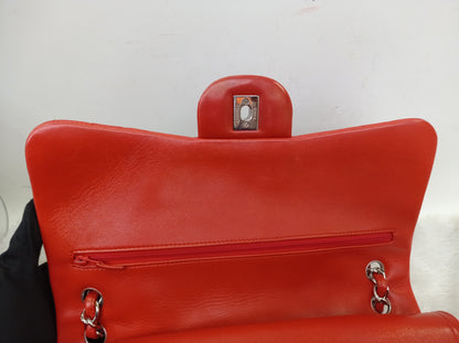 Chanel Jumbo Lamb Red SHW DF #15