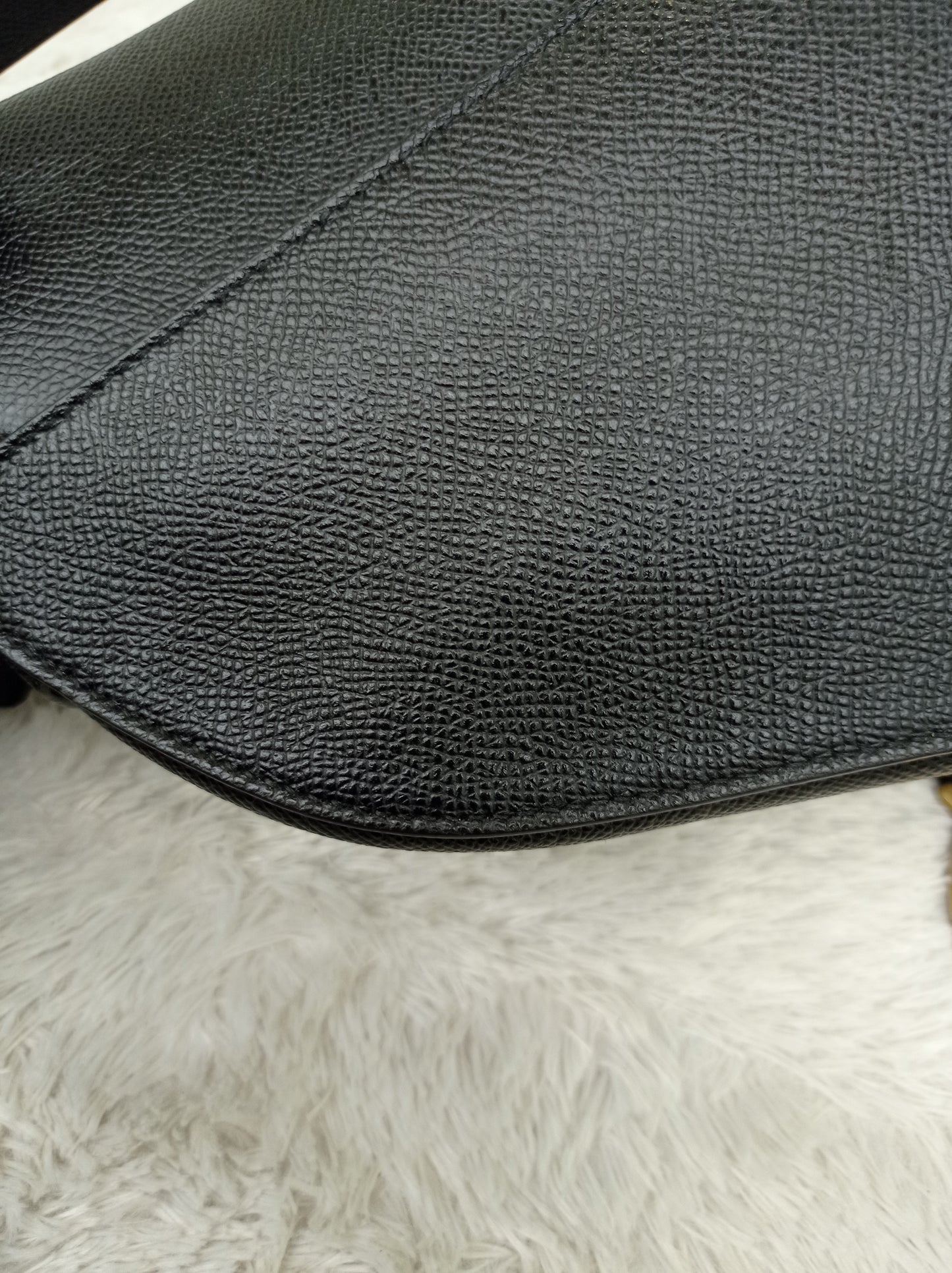 Dior Saddle Medium Grained Black GHW 2021