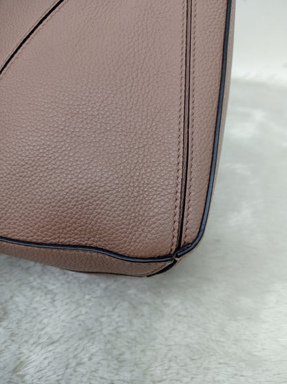 Loewe Puzzle Small Grained Dark Blush GHW 2021