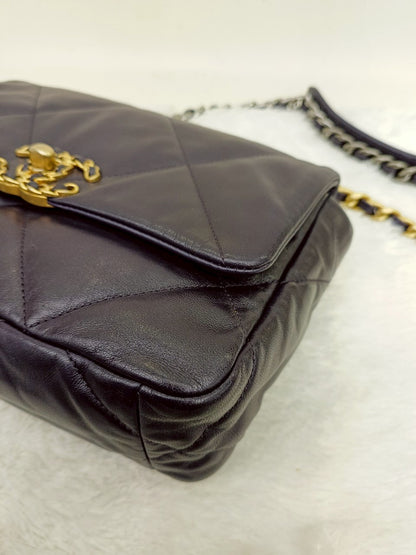 Chanel C19 Small Dark Purple GHW #30