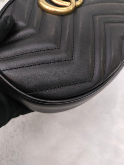 Gucci Marmont Belt Bag Black GHW