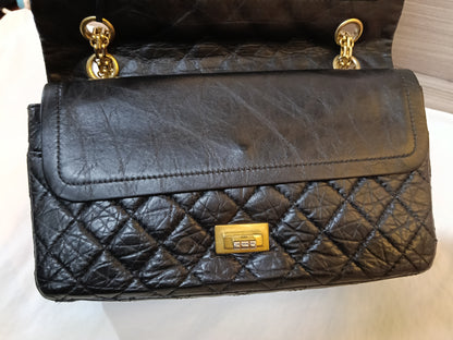 Chanel Reissue 225 Calfskin Black GHW DF #14