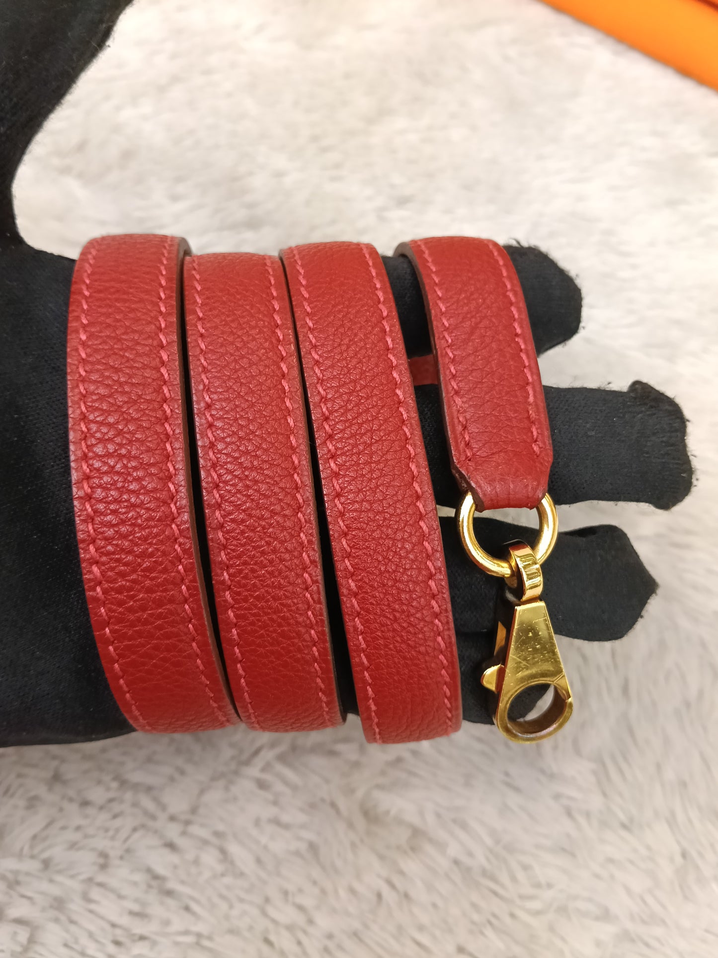 K32 Vibrato Rouge Vif GHW #G square