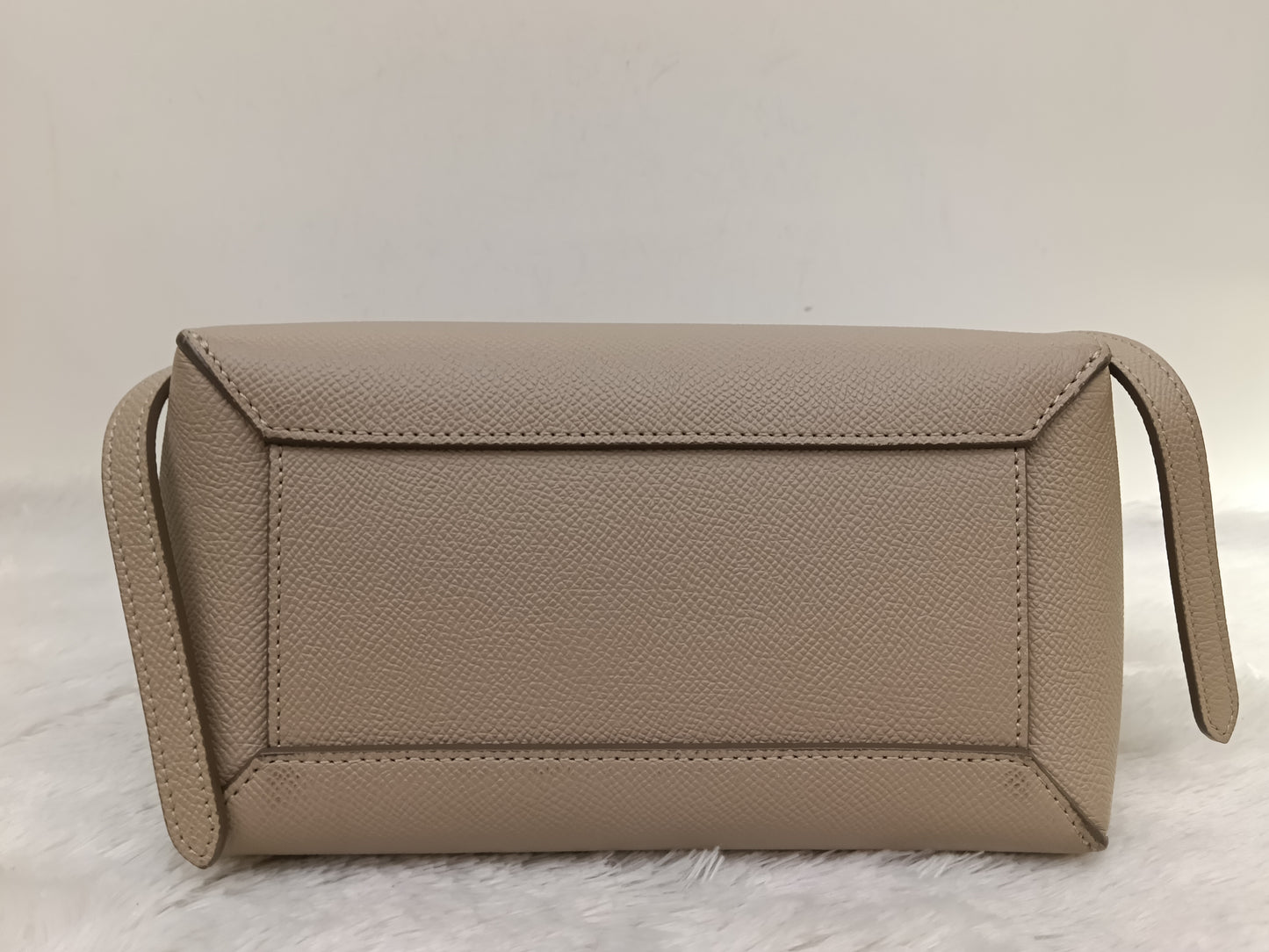 Celine Nano Belt Grained Light Taupe GHW 2021