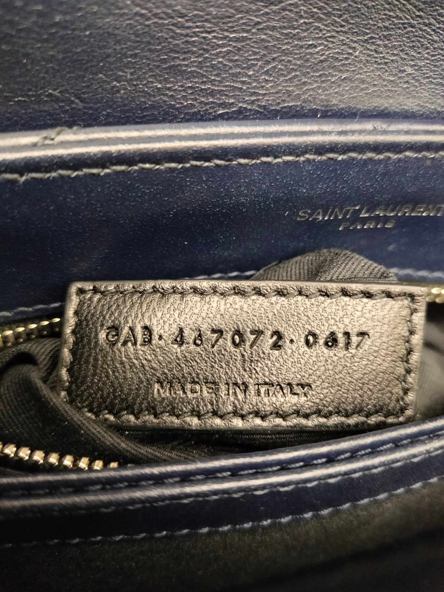 YsL Lou Lou Toy Lamb Navy SHW 2017