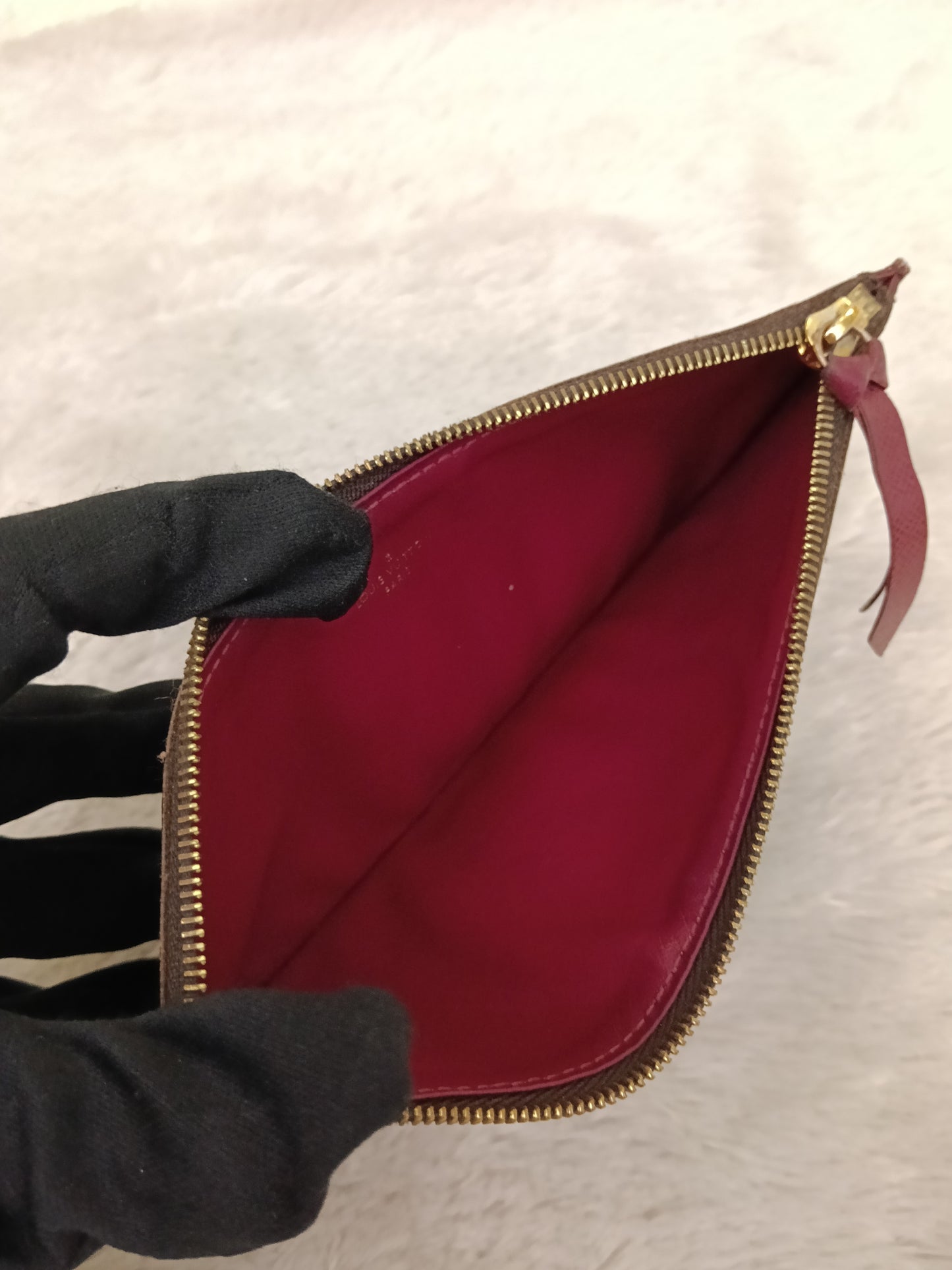 LV Pochette Felicie GM Monogram Fuchsia 2020