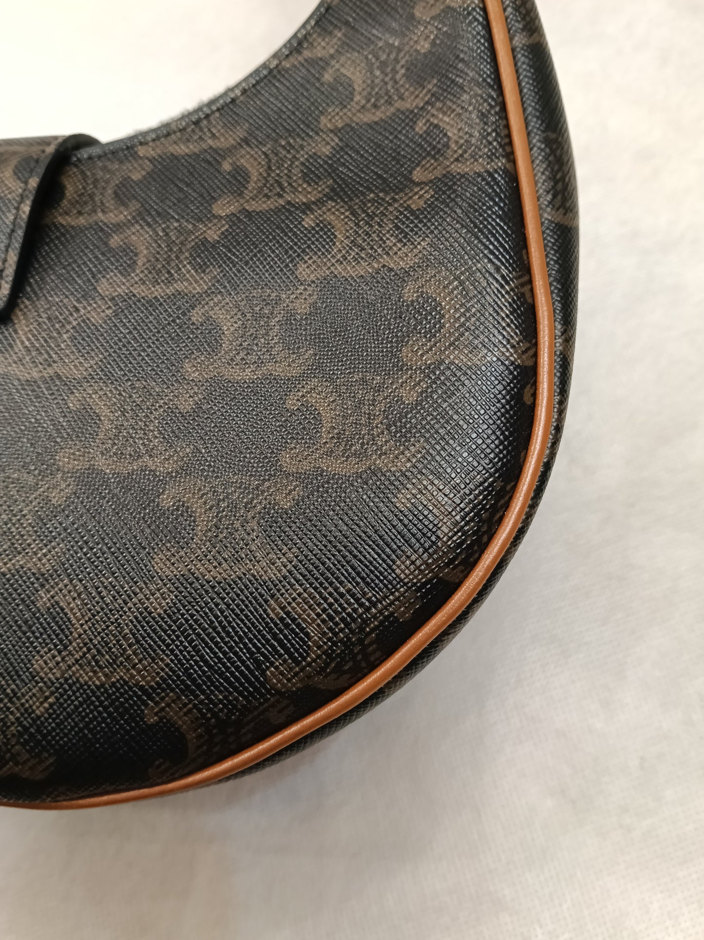 Celine Ava Triomphe Calfskin Tan GHW 2023