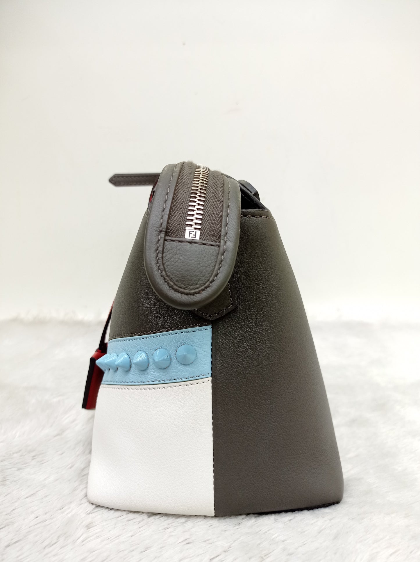 Fendi BTW Medium Monster Eyes Studded Multicolour SHW