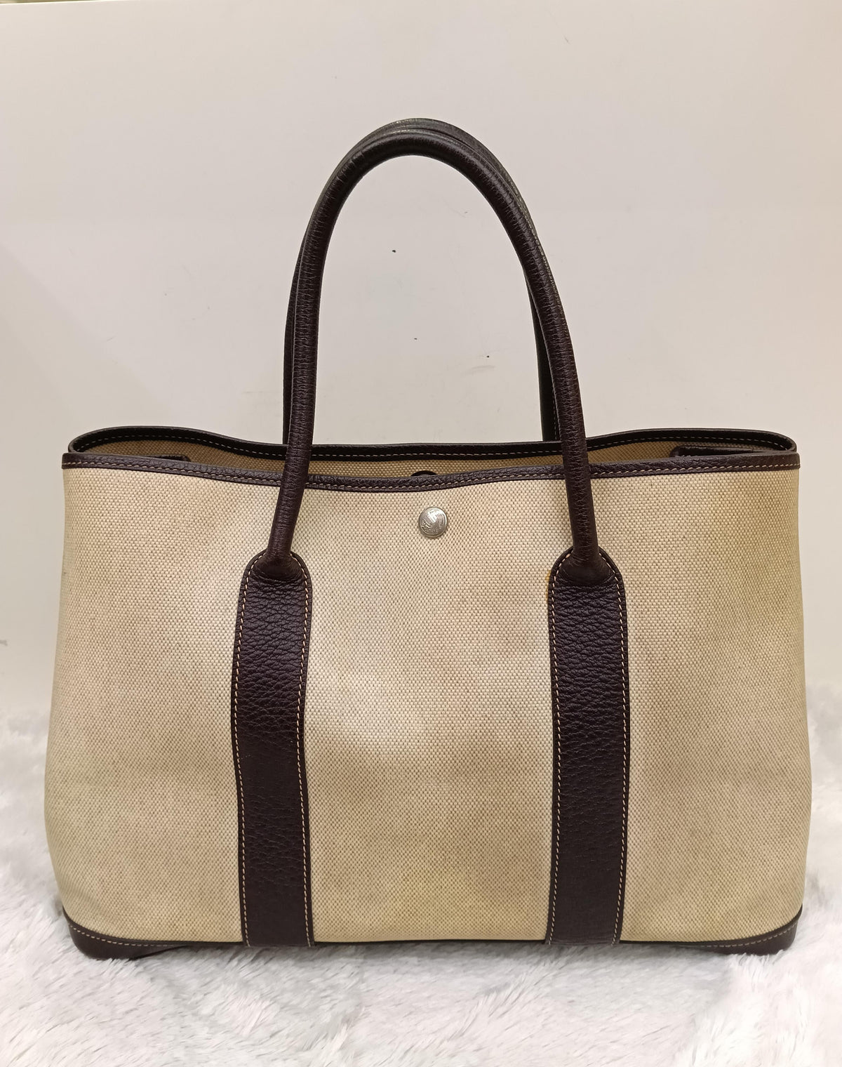 Garden Party 36 Toile Marron Fonce PHW #F square