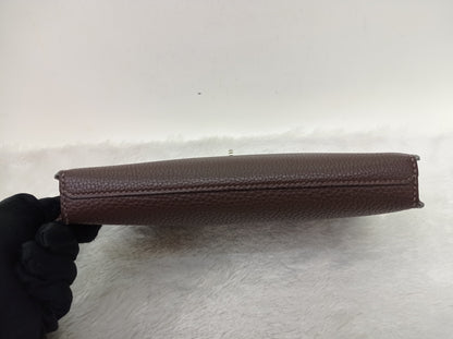 Hermes Kelly Depeche Pochette 25 Togo Ebene PHW #Y