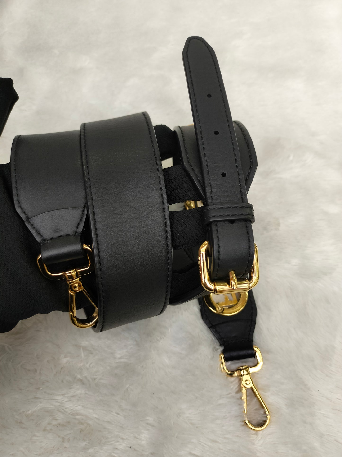 Fendi Camera Bag FF Black Maya GHW