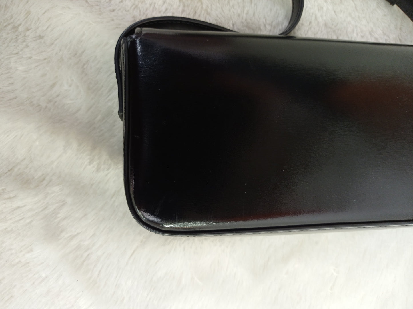 Celine Triomphe Shoulder Calfskin Black GHW 2022