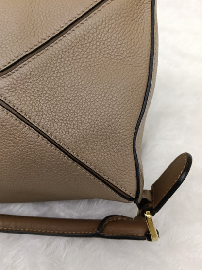 Loewe Puzzle Small Grained Sand Mink GHW 2019