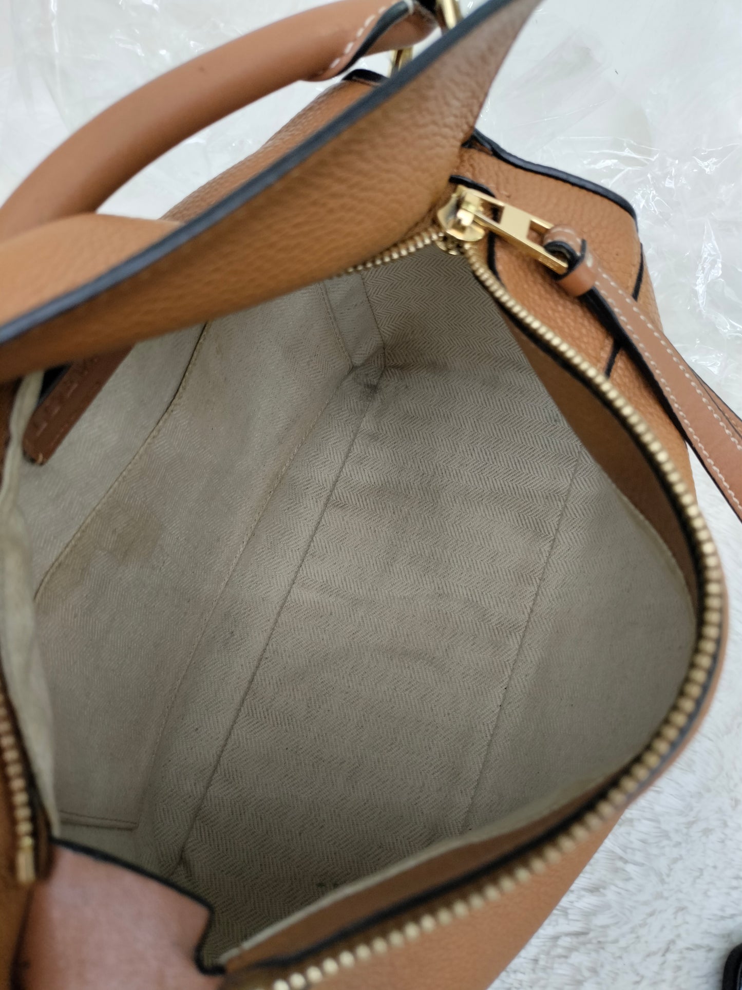 Loewe Puzzle Small Grained Tan GHW 2020