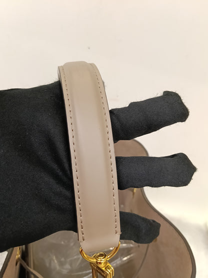 LV Neo Noe MM Monogram Empreinte Tourterelle Creme (CHIP)