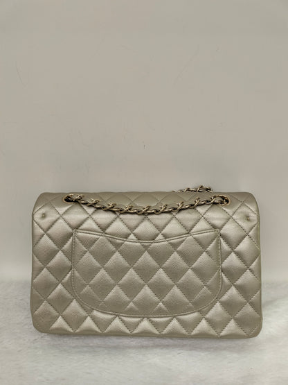 Chanel Medium Caviar Champagne GHW DF #23