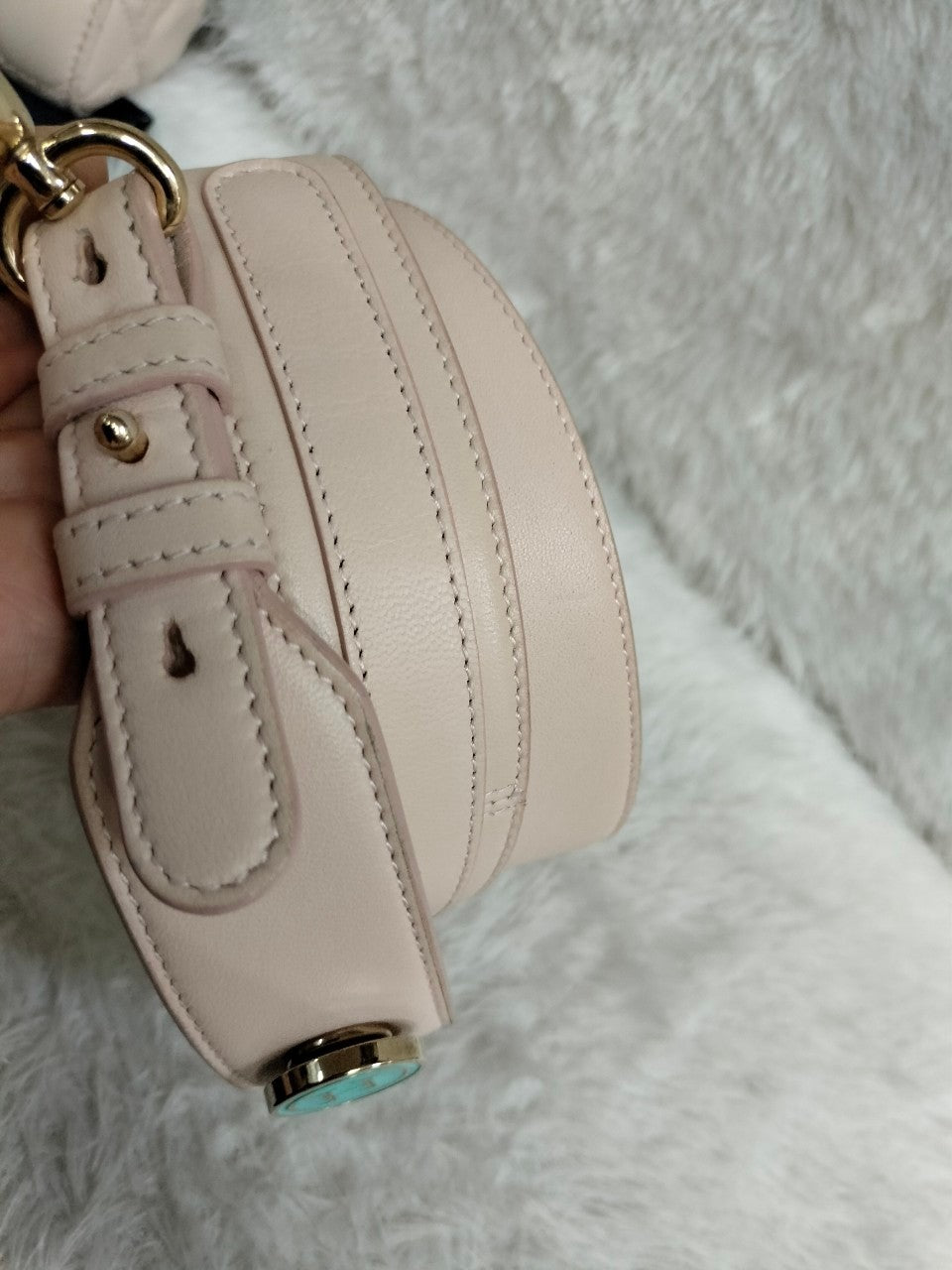 Lady Dior Small Lamb Nude GHW 2018