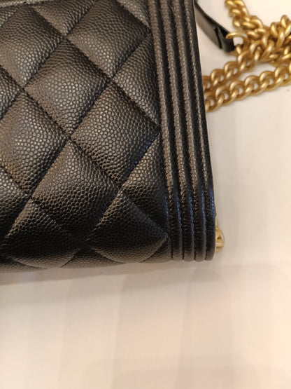 Chanel Boy WOC Caviar Black GHW #30