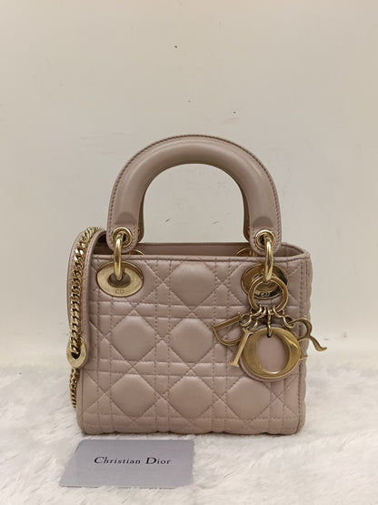 Lady Dior Mini Lamb Blush GHW 2017