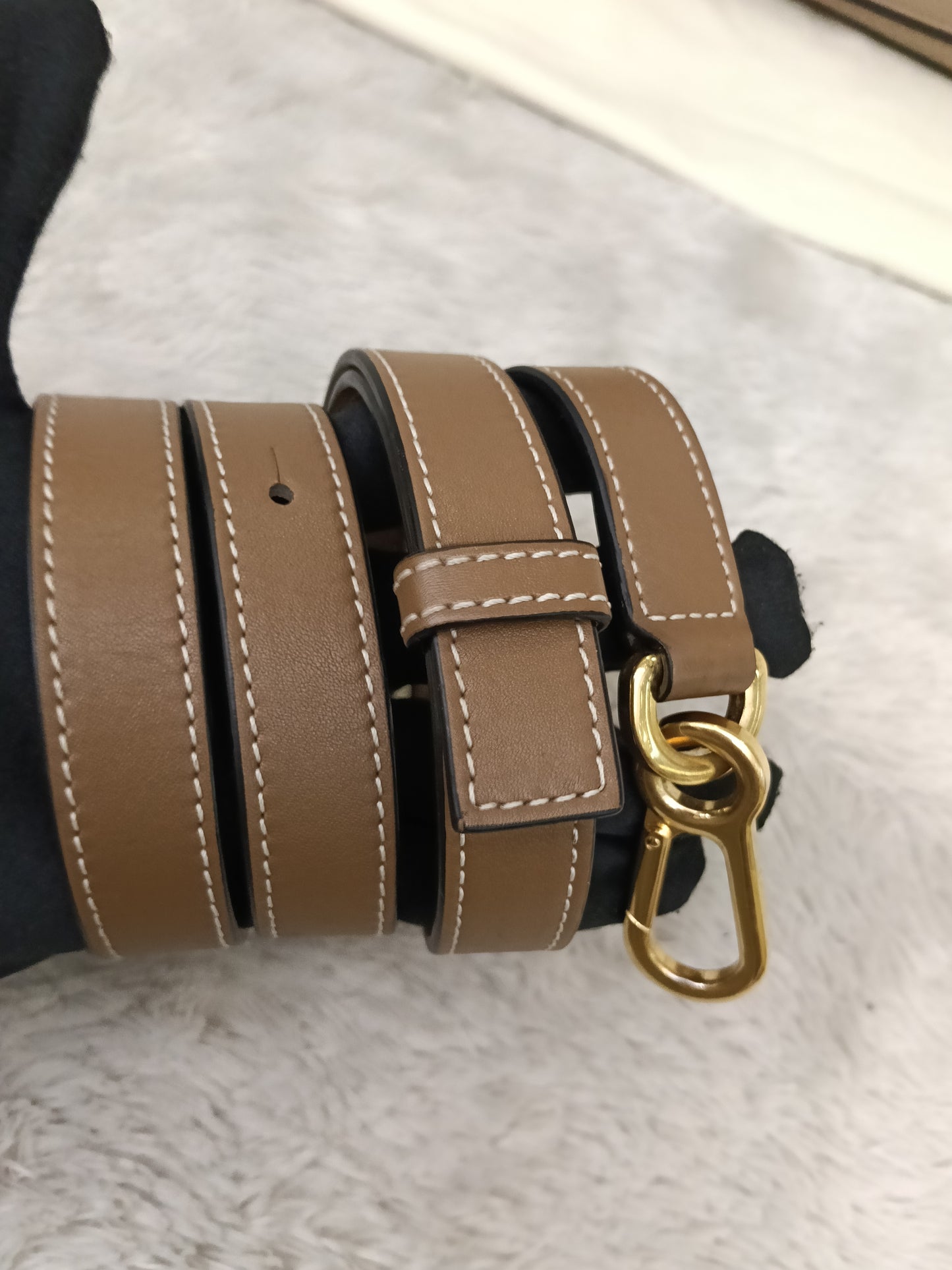 Loewe Puzzle Small Grained Sand Mink GHW 2020