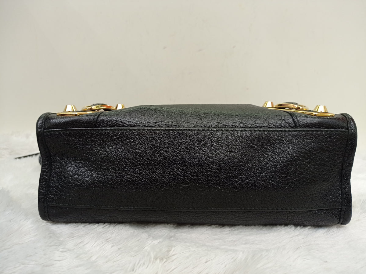 Balenciaga Mini City Edge Black GHW 2017